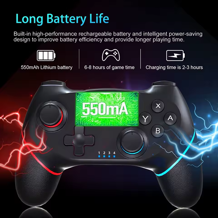 Mando inalámbrico Compatible con Bluetooth para consola NS/NS Lite/NS Oled