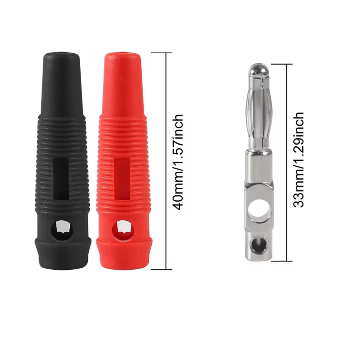 Conector Jack Banana Macho de 4mm