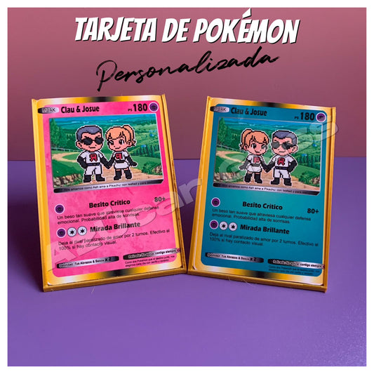 Tarjeta Pokémon Personalizada con Soporte Impreso en 3D