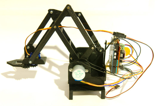 Brazo robotico para servo y motores a pasos